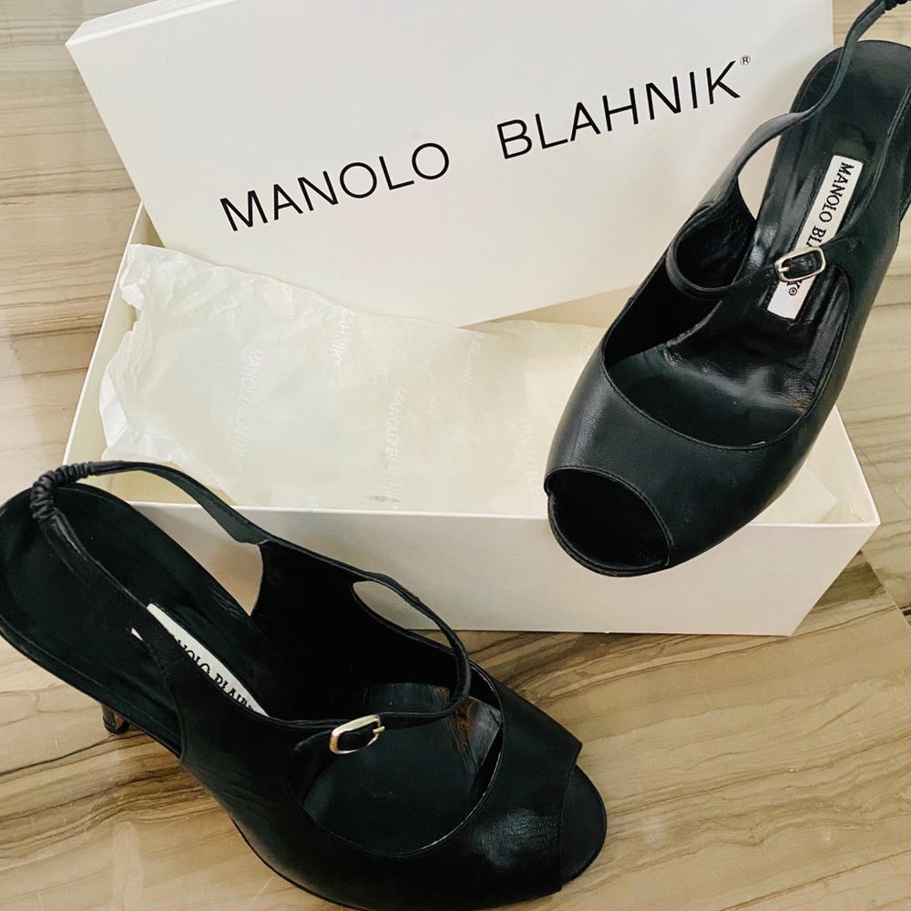Manolo Blahnik Black Heels